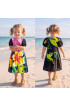 Hand Painted Rayon Kids Dress
